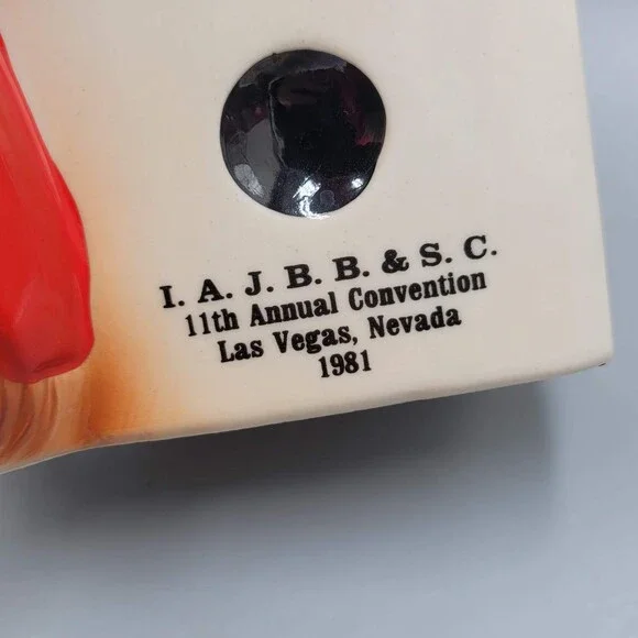 Vintage Jim Beam Fox Swizzle Stick Holder 1981 Dice Ceramic - Picture 10 of 12